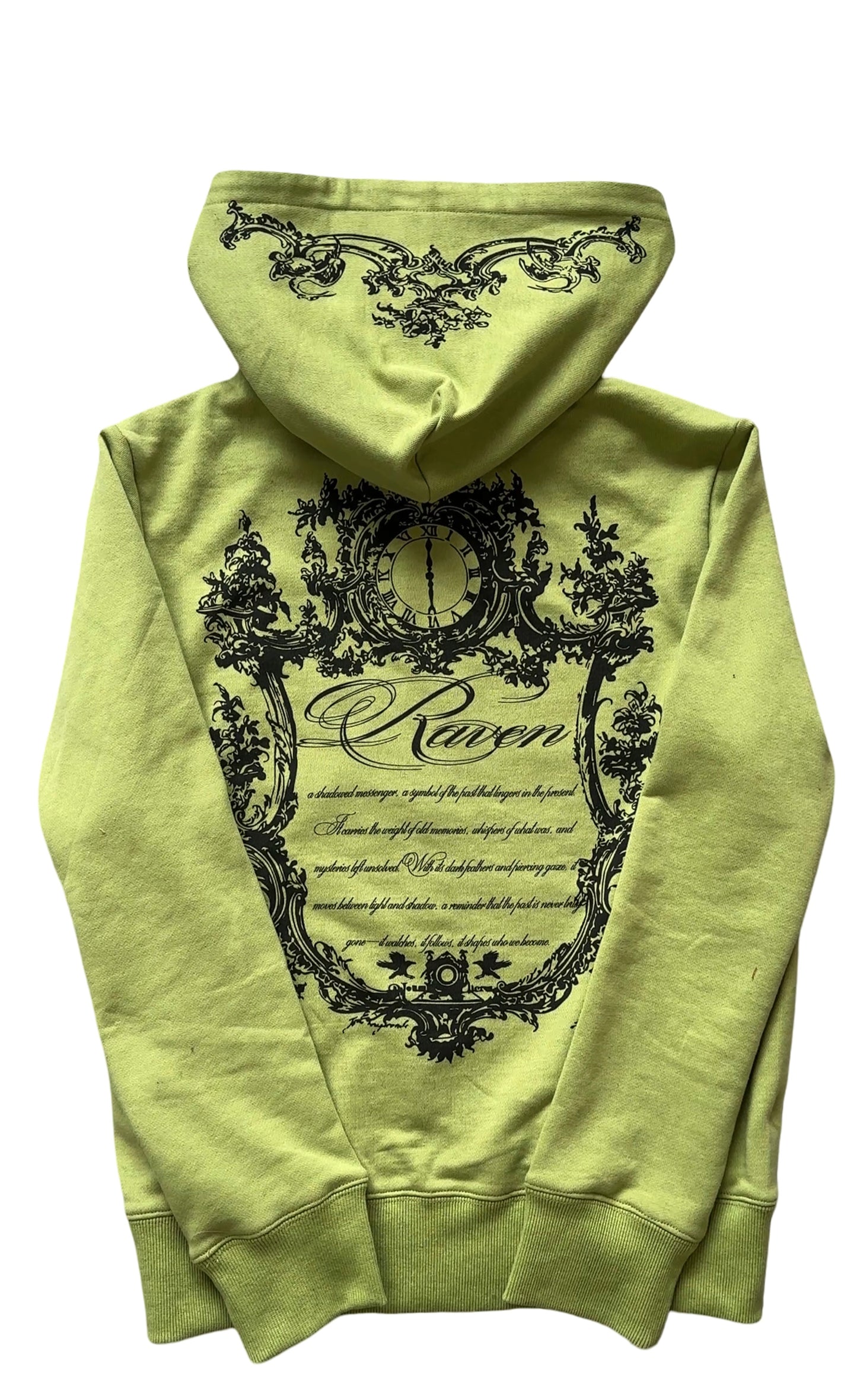 green mirror zip up