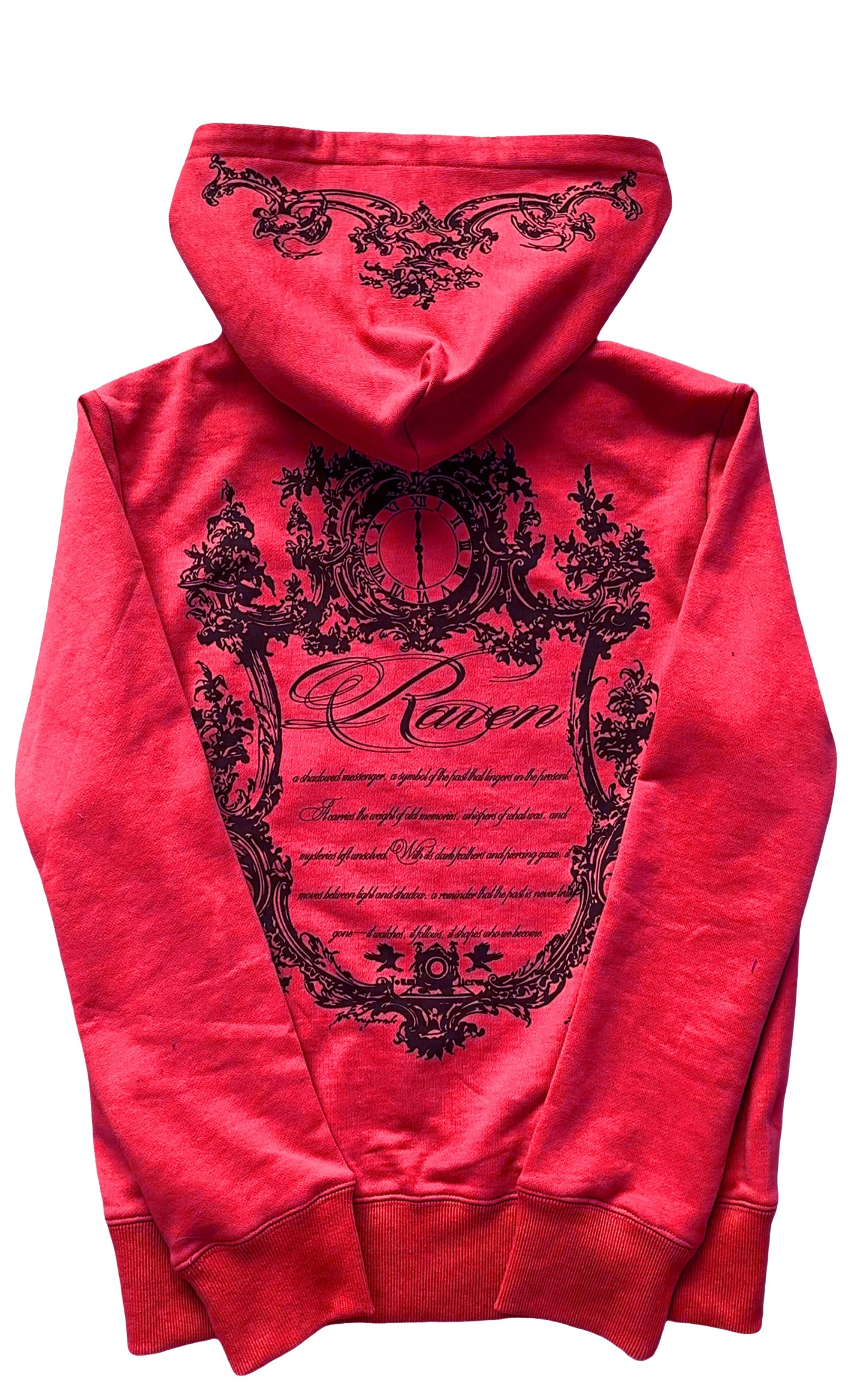 red mirror zip up