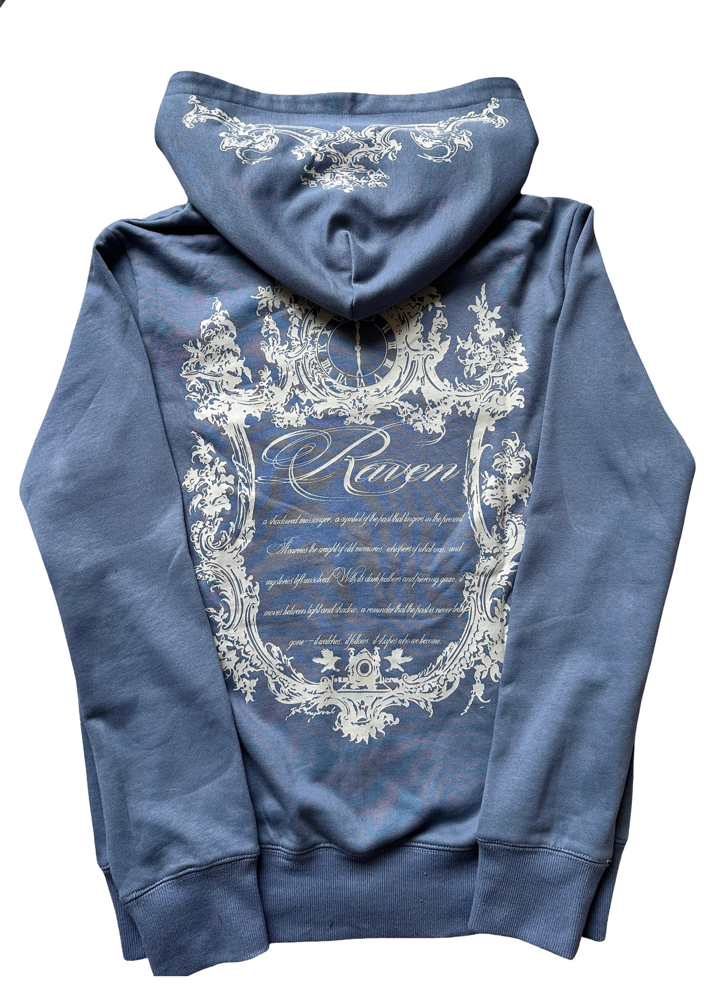 blue mirror zip up