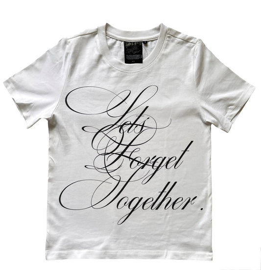 lets forget tee white