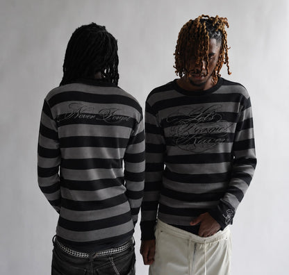 Let's Forget Striped Thermal * New Style