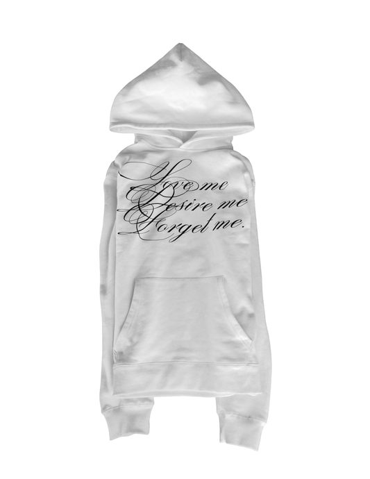 white desire hoodie